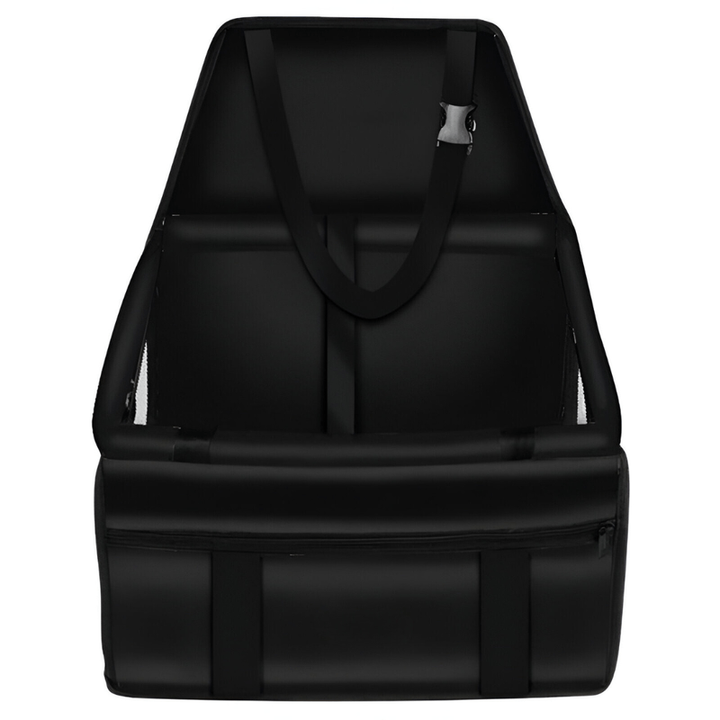 Petshop - Accesorii petshop - Culcusuri si custi - Genti si articole transport - Scaun pentru Transportat Catei si Pisici in Masina, Curelele Reglabile, Buzunar Depozitare cu Fermoar, Impermeabila - Infinity.ro