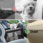 Petshop - Accesorii petshop - Culcusuri si custi - Genti si articole transport - Scaun pentru Transportat Catei si Pisici in Masina, Curelele Reglabile, Buzunar Depozitare cu Fermoar, Impermeabila - Infinity.ro