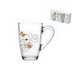 Casa si Gradina - Bucatarie si vesela - Cani si pahare - Cani si cesti - Set 2 cani Cherie, Pasabahce, 320 ml, sticla - Infinity.ro