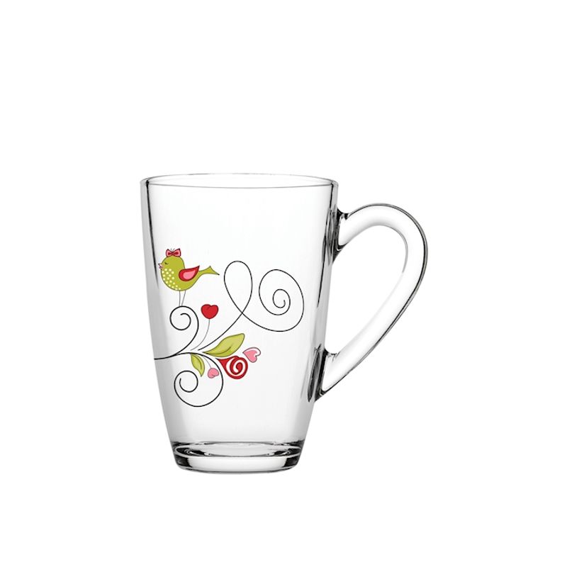 Casa si Gradina - Bucatarie si vesela - Cani si pahare - Cani si cesti - Set 2 cani Cherie, Pasabahce, 320 ml, sticla - Infinity.ro