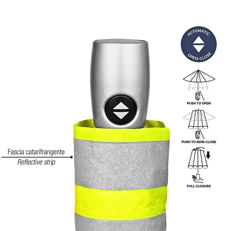 Casa si Gradina - Gradina si terasa - Umbrele si pavilioane - Umbrele - Umbrela galbena reflectorizanta, Perletti, 59x104 cm, colectia Perletti Technology - Infinity.ro