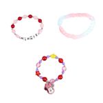 Jucarii, Copii si Bebe - Jucarii si jocuri - Jucarii de rol - Frumusete, bijuterii si accesorii fetite - Set 3 bratari pentru fete, Cerda, model Minnie - Infinity.ro