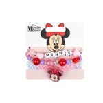 Jucarii, Copii si Bebe - Jucarii si jocuri - Jucarii de rol - Frumusete, bijuterii si accesorii fetite - Set 3 bratari pentru fete, Cerda, model Minnie - Infinity.ro