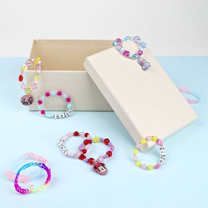 Jucarii, Copii si Bebe - Jucarii si jocuri - Jucarii de rol - Frumusete, bijuterii si accesorii fetite - Set 3 bratari pentru fete, Cerda, model Minnie - Infinity.ro