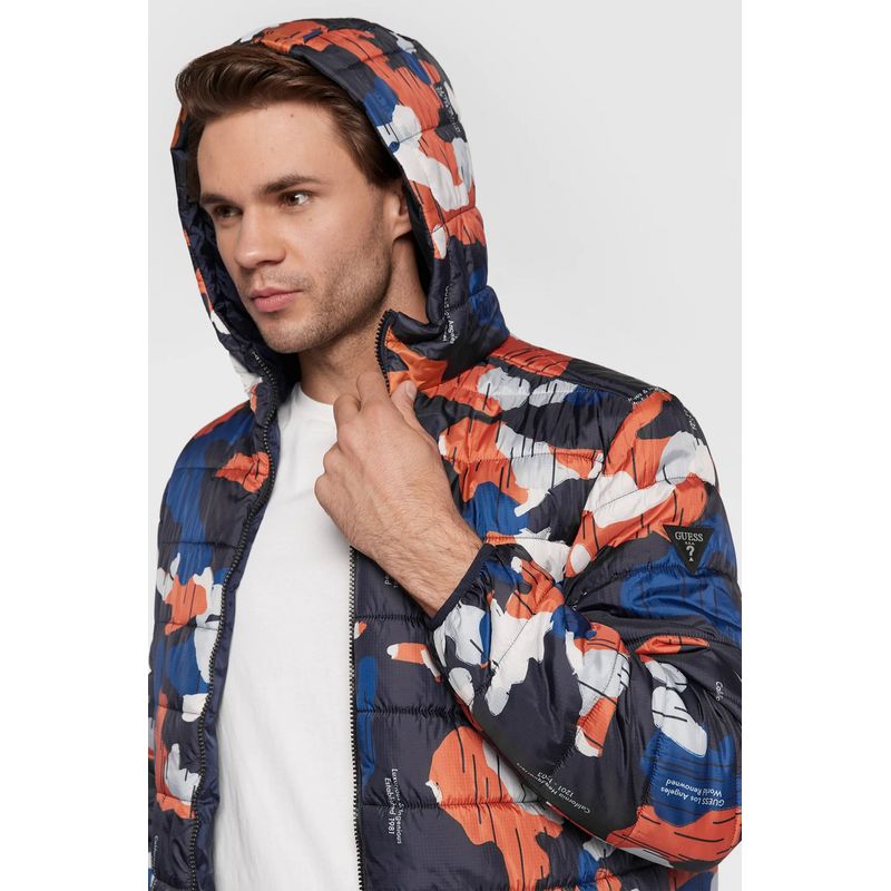 Fashion, accesorii si bijuterii - Barbati - Imbracaminte - Jachete si geci barbati - Geaca Guess Geaca reversibil matlasata M2BL36 S INTL Negru - Infinity.ro