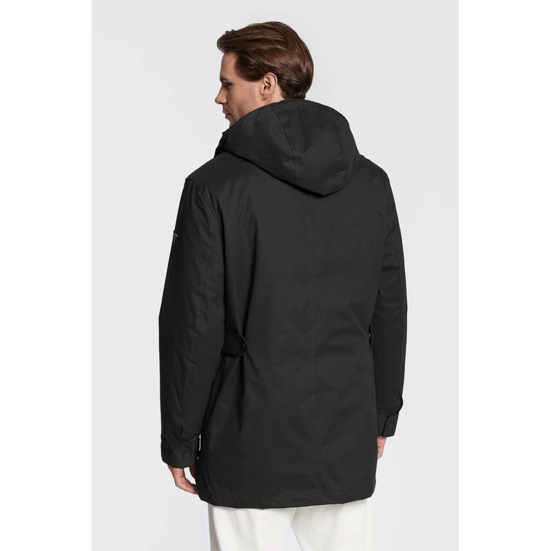 Fashion, accesorii si bijuterii - Barbati - Imbracaminte - Jachete si geci barbati - Geaca Guess Geaca reversibil matlasata M2BL36 S INTL Negru - Infinity.ro