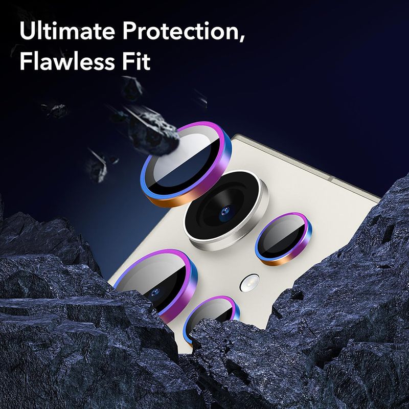 Laptop, Telefoane si Tablete - Telefoane mobile si accesorii - Accesorii Telefoane - Folii protectie telefoane - Glass shield pentru camera Samsung Galaxy S24 Ultra, Long Last, W43, Protective glass, Argintiu - Infinity.ro
