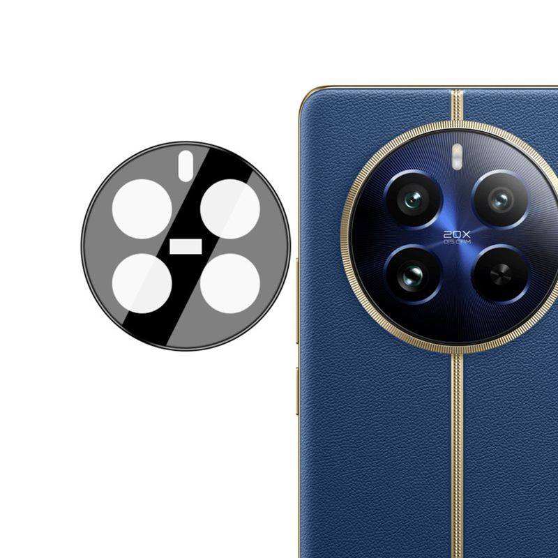 Laptop, Telefoane si Tablete - Telefoane mobile si accesorii - Accesorii Telefoane - Folii protectie telefoane - Glass shield pentru camera Realme 12 Pro/12 Pro+, Long Last, Y61, Protective glass, Deep Dark - Infinity.ro