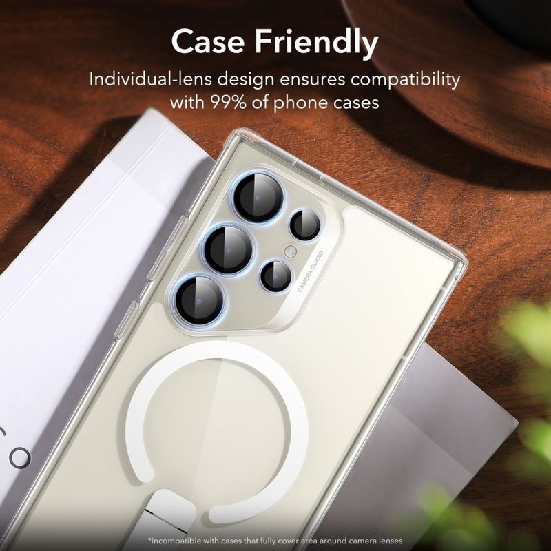 Laptop, Telefoane si Tablete - Telefoane mobile si accesorii - Accesorii Telefoane - Folii protectie telefoane - Glass shield pentru camera Samsung Galaxy S24 Ultra, Heavy Duty, W44, Protective glass, Transparent - Infinity.ro