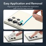 Laptop, Telefoane si Tablete - Telefoane mobile si accesorii - Accesorii Telefoane - Folii protectie telefoane - Glass shield pentru camera Samsung Galaxy S24 Ultra, Heavy Duty, W44, Protective glass, Transparent - Infinity.ro