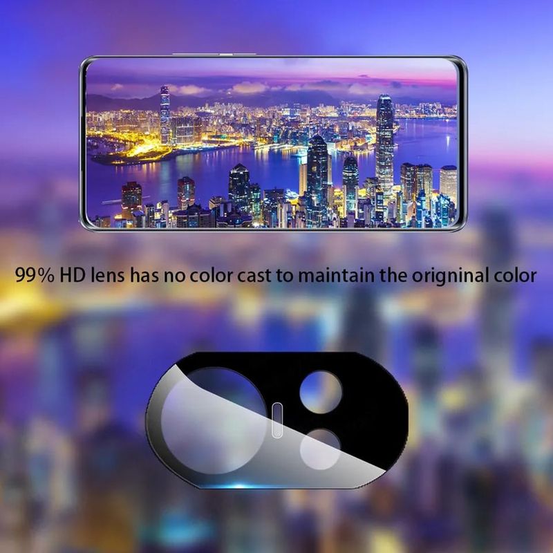 Laptop, Telefoane si Tablete - Telefoane mobile si accesorii - Accesorii Telefoane - Folii protectie telefoane - Glass shield pentru camera Oppo Reno10 Pro, Base MAG, X56, Protective glass, Deep Dark - Infinity.ro