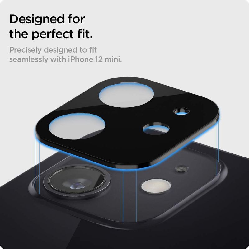 Laptop, Telefoane si Tablete - Telefoane mobile si accesorii - Accesorii Telefoane - Folii protectie telefoane - Glass shield pentru camera iPhone 11, Long Last, X57, Protective glass, Deep Dark - Infinity.ro