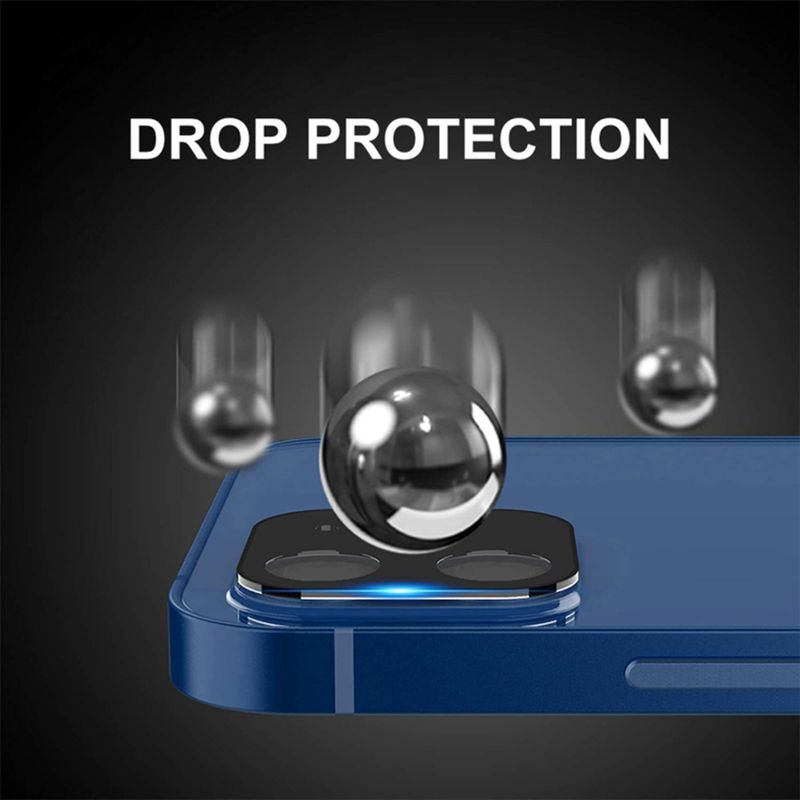 Laptop, Telefoane si Tablete - Telefoane mobile si accesorii - Accesorii Telefoane - Folii protectie telefoane - Glass shield pentru camera iPhone 11, Long Last, X57, Protective glass, Deep Dark - Infinity.ro