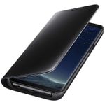 Laptop, Telefoane si Tablete - Telefoane mobile si accesorii - Accesorii Telefoane - Huse telefoane - Husa protectie Clearview, flip, negru, pentru Samsung Galaxy S8 Plus - Infinity.ro