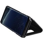 Laptop, Telefoane si Tablete - Telefoane mobile si accesorii - Accesorii Telefoane - Huse telefoane - Husa protectie Clearview, flip, negru, pentru Samsung Galaxy S8 Plus - Infinity.ro
