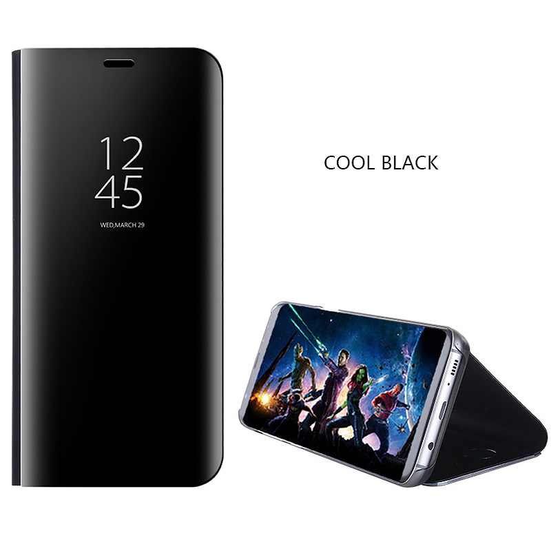 Laptop, Telefoane si Tablete - Telefoane mobile si accesorii - Accesorii Telefoane - Huse telefoane - Husa protectie Clearview, flip, negru, pentru Samsung Galaxy S8 Plus - Infinity.ro