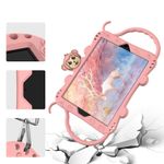 Laptop, Telefoane si Tablete - Tablete si accesorii tablete - Accesorii Tablete - Huse tablete - Roz Pal - Husa de protectie din silicon pentru Apple iPad Air 3 cu curea atasabila si suport tableta - Infinity.ro