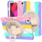 Laptop, Telefoane si Tablete - Tablete si accesorii tablete - Accesorii Tablete - Huse tablete - Experienta hands-on imbunatatita - Husa de protectie din silicon cu suport ergonomic 360° pentru Apple iPad Mini 6 2021, Multicolor - Infinity.ro