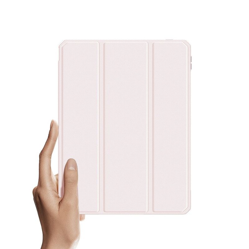 Laptop, Telefoane si Tablete - Tablete si accesorii tablete - Accesorii Tablete - Huse tablete - Husa flip cover roz pentru Apple iPad Pro 12.9 2018/2020/2021 - Protectie stilat - Infinity.ro