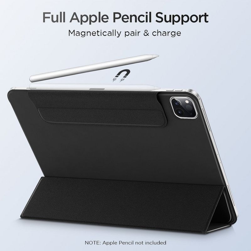 Laptop, Telefoane si Tablete - Tablete si accesorii tablete - Accesorii Tablete - Huse tablete - Protectie flip cover neagra pentru Apple iPad Pro 2018, 11 - Infinity.ro
