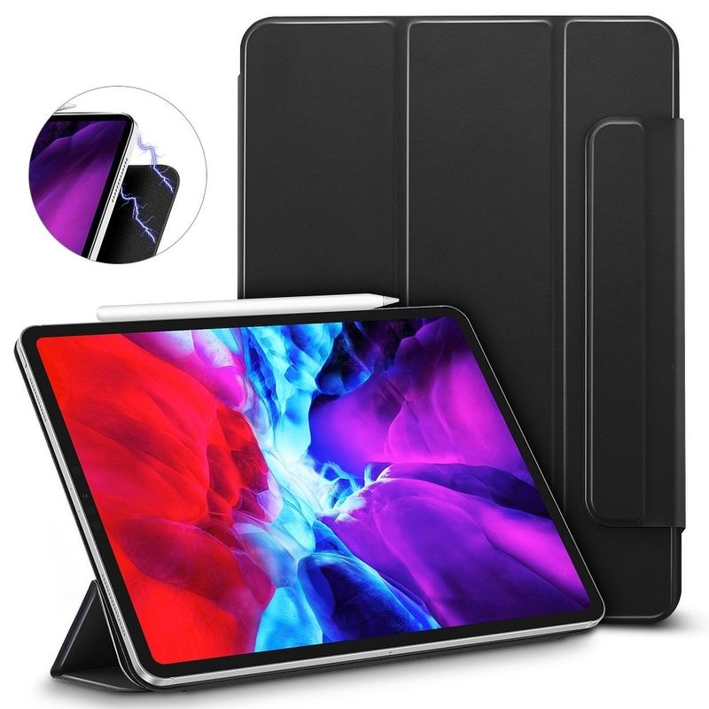 Laptop, Telefoane si Tablete - Tablete si accesorii tablete - Accesorii Tablete - Huse tablete - Protectie flip cover neagra pentru Apple iPad Pro 2018, 11 - Infinity.ro