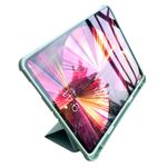 Laptop, Telefoane si Tablete - Tablete si accesorii tablete - Accesorii Tablete - Huse tablete - Husa de protectie Premium Quality cu suport pentru Pen si flip cover pentru Apple iPad Pro 11 (2020/2021) - Culoare: Verde deschi - Infinity.ro