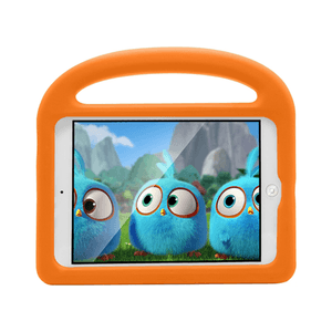 Husa portocalie rezistenta pentru tableta iPad 2/3/4, 9.7 inch, ideala pentru cei mici