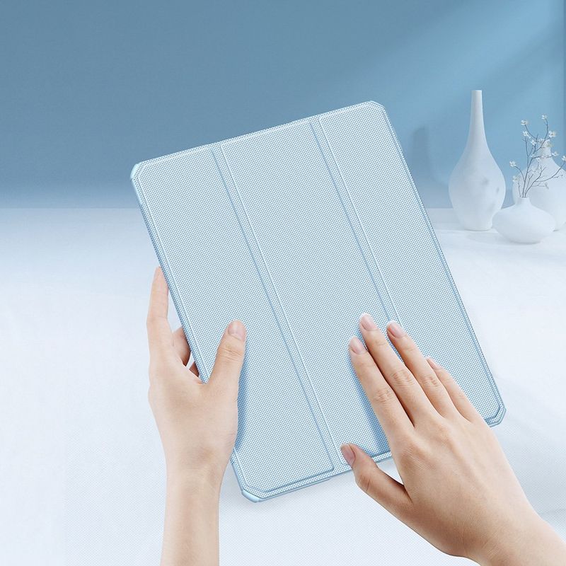 Laptop, Telefoane si Tablete - Tablete si accesorii tablete - Accesorii Tablete - Huse tablete - Flip cover bleu pentru Apple iPad Pro 12.9 2018/2020/2021 - o husa de protectie versatila - Infinity.ro