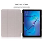 Laptop, Telefoane si Tablete - Tablete si accesorii tablete - Accesorii Tablete - Huse tablete - Husa flip din piele ecologica pentru Huawei MatePad Pro 11 2022, design de birou, albastru - Stil si functionalitate combinate pentru tableta ta - Infinity.ro