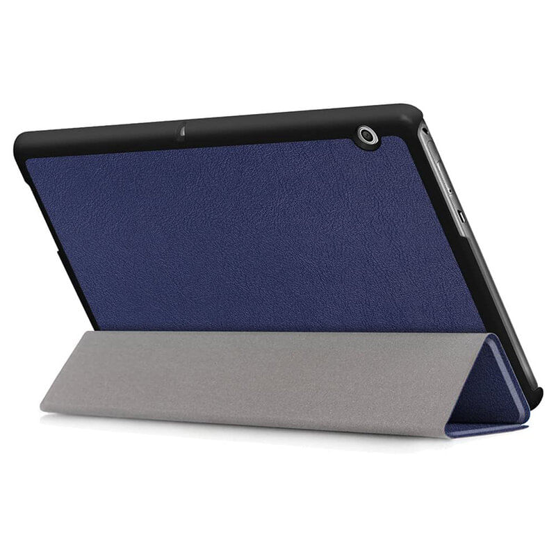 Laptop, Telefoane si Tablete - Tablete si accesorii tablete - Accesorii Tablete - Huse tablete - Husa flip din piele ecologica pentru Huawei MatePad Pro 11 2022, design de birou, albastru - Stil si functionalitate combinate pentru tableta ta - Infinity.ro