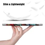 Laptop, Telefoane si Tablete - Tablete si accesorii tablete - Accesorii Tablete - Huse tablete - Husa tip carte Multicolor pentru iPad Pro 11, 2018-2021, din piele ecologica cu design graffit - Infinity.ro