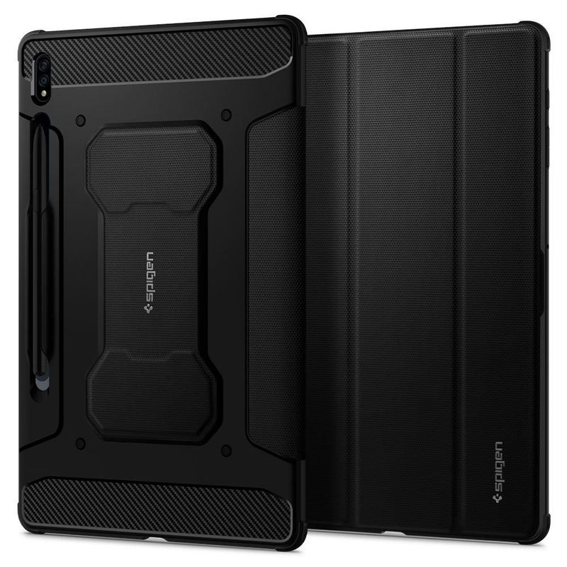 Laptop, Telefoane si Tablete - Tablete si accesorii tablete - Accesorii Tablete - Huse tablete - Husa tip carte Felman's, Rugged Armor Pro pentru Samsung Galaxy Tab S7/S8 T870/T875/T876 11", negru - Infinity.ro