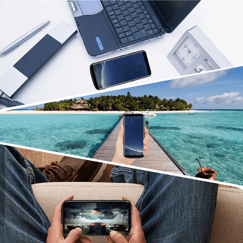 Laptop, Telefoane si Tablete - Telefoane mobile si accesorii - Accesorii Telefoane - Huse telefoane - Husa pentru Samsung Galaxy S8 Plus cu Baterie de 6500mAh, Power Pro, R201, Black - Infinity.ro