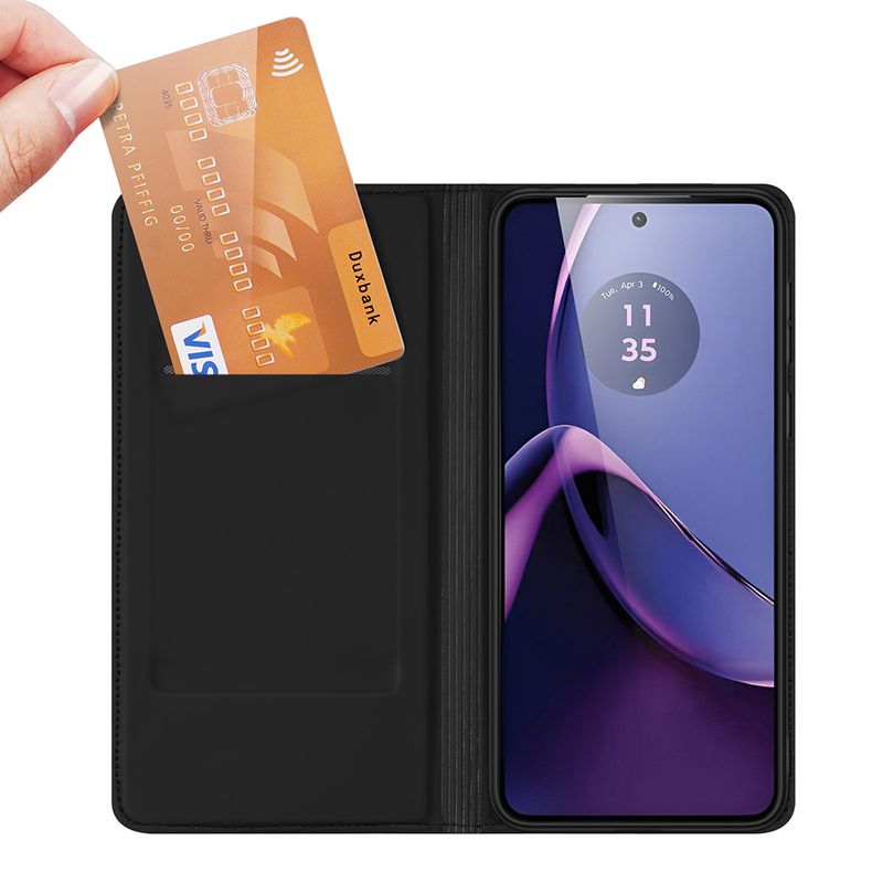 Laptop, Telefoane si Tablete - Telefoane mobile si accesorii - Accesorii Telefoane - Huse telefoane - Husa pentru Motorola Moto G84, Skin Pro, O66, Black - Infinity.ro