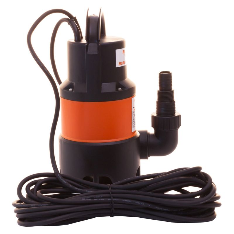 Casa si Gradina - Gradinarit si plante - Instalatii si accesorii pentru irigatii - Pompe apa - Pompa submersibila apa murdara Ruris Aqua 9, 750 W, 12.5 m³/h debit apa, 8 m inaltime refulare, 35°C temperatura maxima - Infinity.ro
