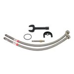 Casa si Gradina - Sanitare - Chiuveta bucatarie si accesorii - Baterii bucatarie - Baterie Ermetiq bucatarie /baie pipa flexibila cu invelis imbracat in silicon Verde - Infinity.ro