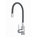 Casa si Gradina - Sanitare - Chiuveta bucatarie si accesorii - Baterii bucatarie - Baterie bucatarie pipa flexibila GRI ERMETIQ ER-A208G - Infinity.ro