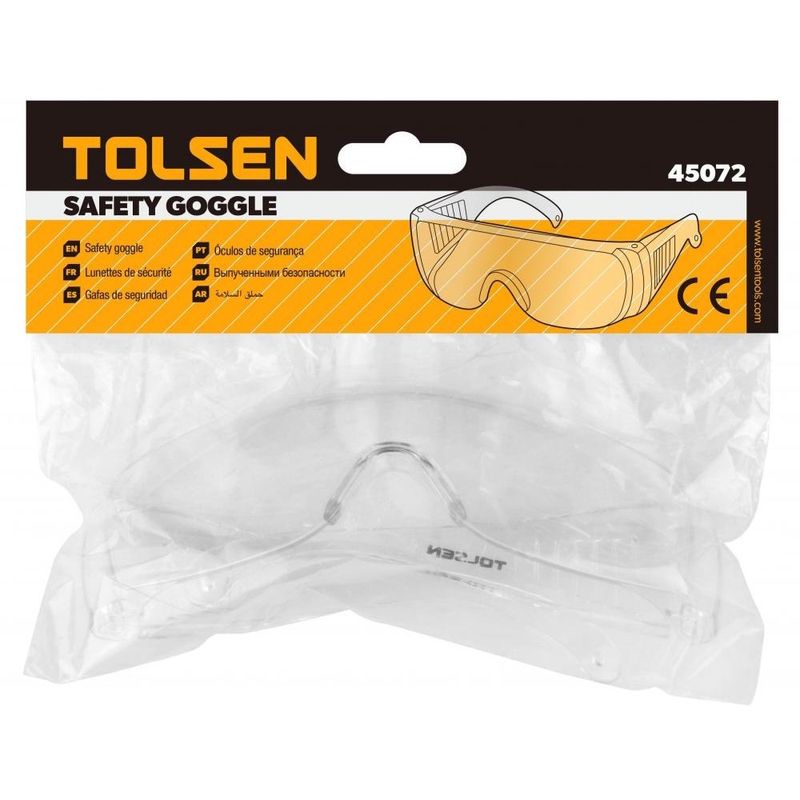 Casa si Gradina - Constructii - Echipamente de lucru - Ochelari protectia muncii si Viziere protective - Ochelari de protectie profesionali Tolsen, 45072 - Infinity.ro