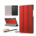 Laptop, Telefoane si Tablete - Tablete si accesorii tablete - Accesorii Tablete - Huse tablete - Husa tip carte pentru tableta Lenovo Tab M8 FHD (8705F/X / TB-8505X) 8 inch, piele ecologica, Rosu - Infinity.ro