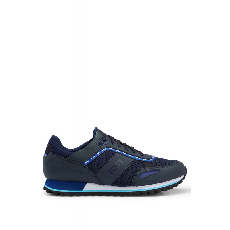 Fashion, accesorii si bijuterii - Barbati - Incaltaminte barbati - Sneakers si tenisi barbati - Pantofi sport Hugo Boss Parkour-L 50485704 41 EU Albastru inchis - Infinity.ro