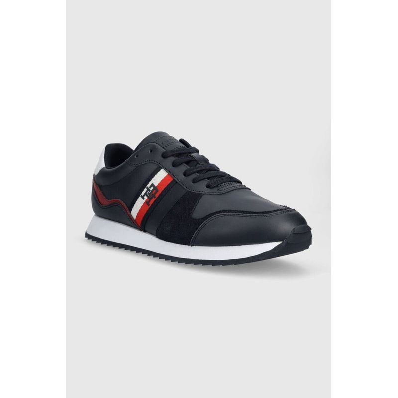 Fashion, accesorii si bijuterii - Barbati - Incaltaminte barbati - Sneakers si tenisi barbati - Pantofi sport Tommy Hilfiger FM0FM04714 44 EU Albastru - Infinity.ro