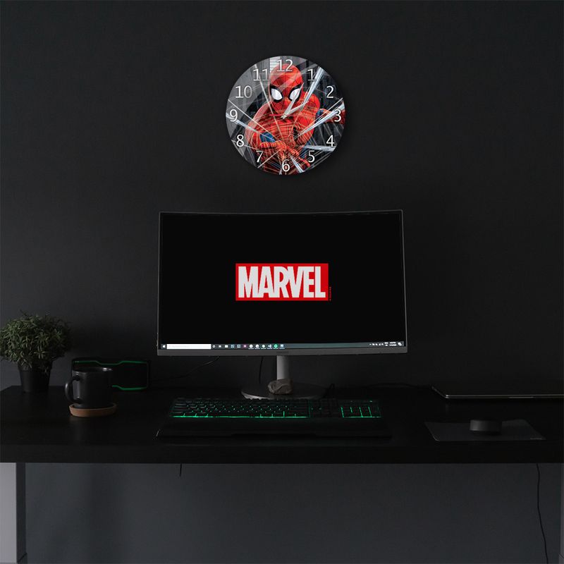Casa si Gradina - Decoratiuni - Ceasuri - Ceas perete Spider-man 30,5 cm Multicolor - Infinity.ro
