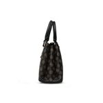 Fashion, accesorii si bijuterii - Femei - Accesorii femei - Genti si rucsacuri femei - Geanta Guess Alva (Pz) HWPZ86 76060 BNL 33.5 x 19 x 12 cm Negru/Maro - Infinity.ro