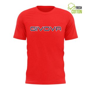 Tricou maneci scurte, Givova MA008 3XL INTL Rosu