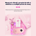 Ingrijire personala si Cosmetice/Sanatate si wellness/Articole wellness/Incalzitoare corporale - Centura anti dureri menstruale , dismenoree, aparat 3 trepte vibratii, incalzire si masaj lombar - Infinity.ro