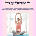 Ingrijire personala si Cosmetice/Sanatate si wellness/Articole wellness/Incalzitoare corporale - Centura anti dureri menstruale , dismenoree, aparat 3 trepte vibratii, incalzire si masaj lombar - Infinity.ro