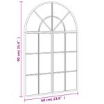 Casa si Gradina - Decoratiuni - Oglinzi - Oglinda de perete, negru, 60x90 cm, arcuita, fier - Infinity.ro