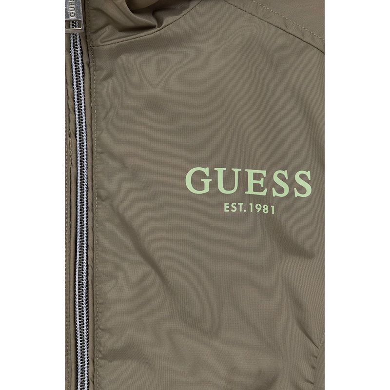 Fashion, accesorii si bijuterii - Copii - Imbracaminte copii - Jachete si geci copii - Geaca baieti guess reversibila Verde  140 CM 10 ani - Infinity.ro