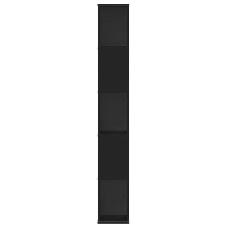 Casa si Gradina - Mobilier - Biblioteci si rafturi - Biblioteci - Biblioteca cu 5 niveluri negru 80,5x23,5x162,5cm lemn prelucrat - Infinity.ro
