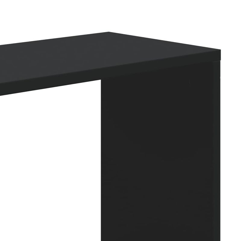 Casa si Gradina - Mobilier - Biblioteci si rafturi - Biblioteci - Biblioteca cu 5 niveluri negru 80,5x23,5x162,5cm lemn prelucrat - Infinity.ro